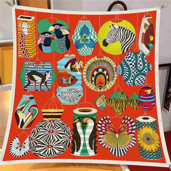 

sarongs 90cm bohemian style twill silk scarf shawl 2023 brand square scarf women hijab luxury bandana foulard neckerchief head scarves p2303, Blue;gray