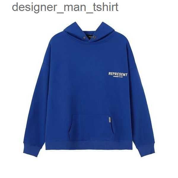 

men's hoodies sweatshirts represent hoodie designer hoodie represent warm hooded sweater suit mens womens fashion streetwear pullover, Black