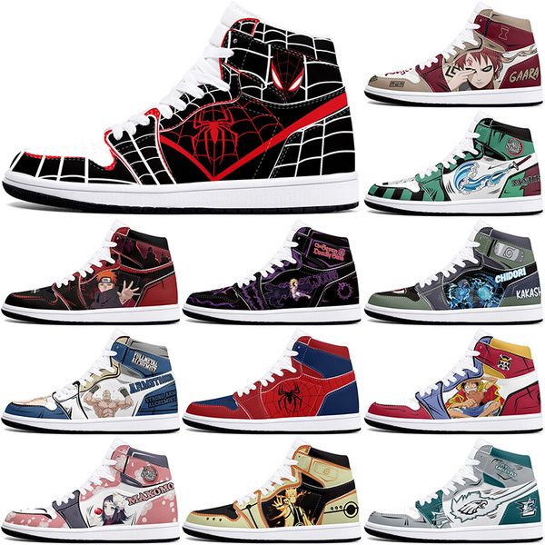 

New diy classics customized shoes sports basketball shoes 1s men women antiskid anime cool fashion customized figure sneakers 36-48 369352