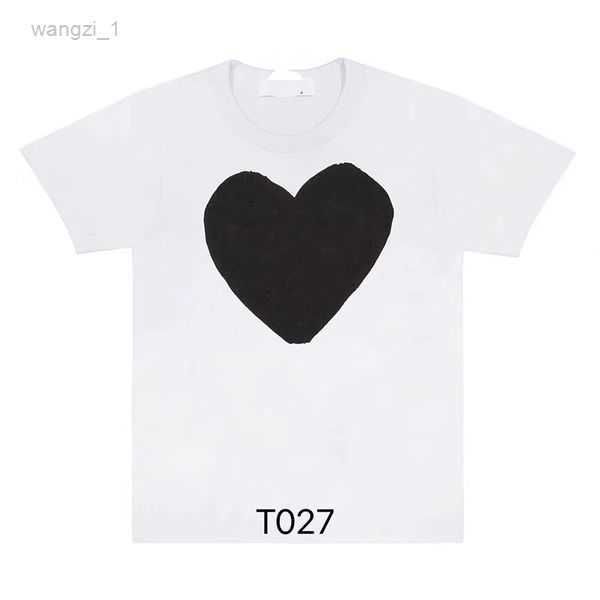 

men's t-shirts play designer mens t shirts women's cotton embroidery love eyes tshirt loose casual couple style printed short slee, White;black