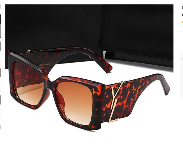

2023 designer luxury fashion women sunglasses large square sunglasses 8 color choose beach glasses sunglasses for woman, White;black