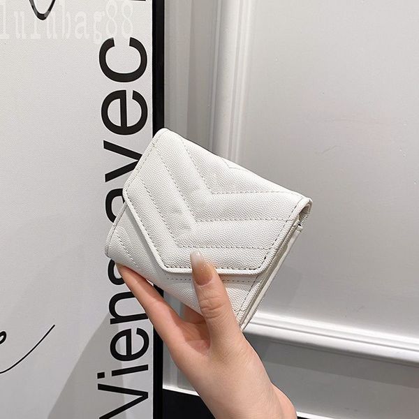 

luxury accessories wallets classic zippers designer purse for women flap shopping solid color with letters decorate mens bag modern style of, Red;black
