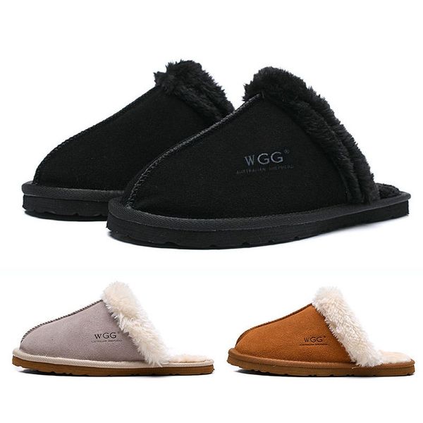 

2023 women's mens tasman slipper boots new design women casual slippers cotton shoe, Black