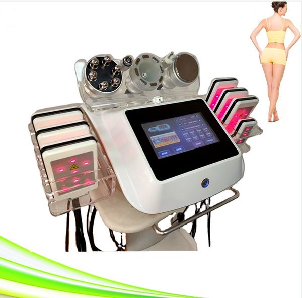 

lipo laser slimming ultrasonic cavitation rf portable 6 in 1 white spa radio frequency skin tightening s shape bio ems lipolaser ultrasound