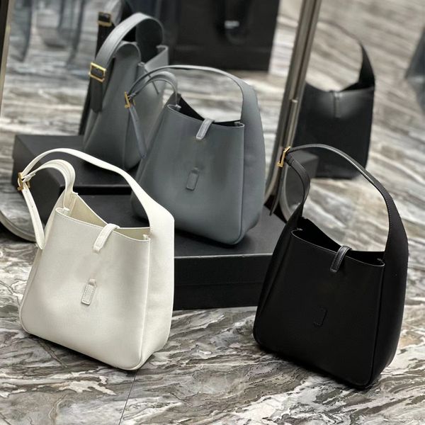 

le5a7 hobo bag quality designer luxury small genuine leather shoulder bags soft smooth leather handbag womens classic black purse crossbody