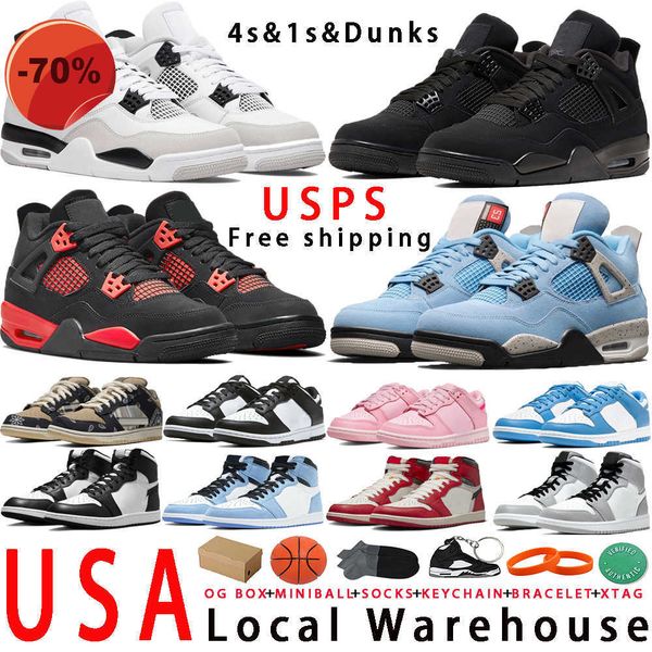 

box with mens jumpman basketball shoes 4 4s military black cat white panda 1 1s low sb sneakers women triple pink dunks unc chicago cement u