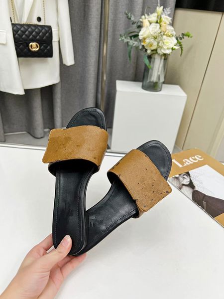 

designers pool pillow mules women sandals sunset flat comfort mules padded front strap slippers fashionable easy-to-wear style slides 0218, Black