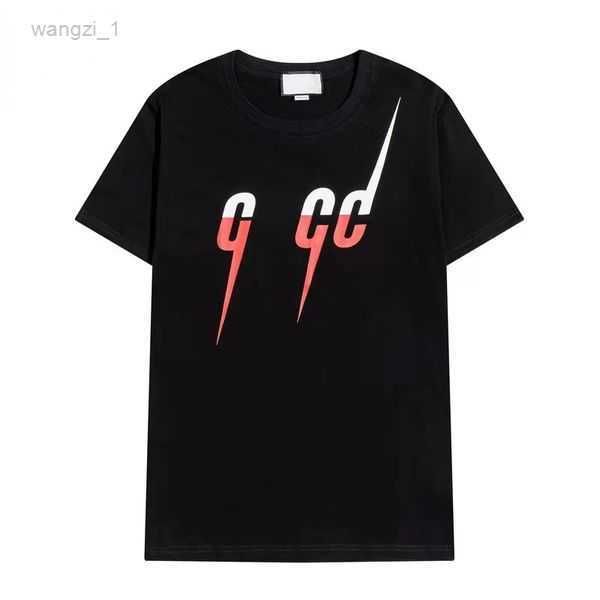 

signer bags luxury tees wear summer round neck sweat absorbing short sleeves outdoor breathable cotton printed coats lovers' clothing 3, White