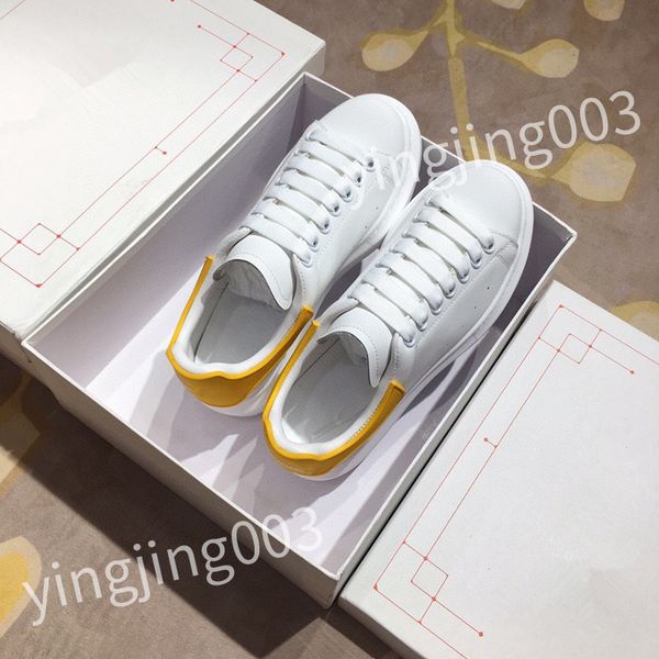 

2023 casual shoes women designer leather lace-up sneaker fashion lady flat running trainers letters woman shoe platform men gym sneakers hl2, Black
