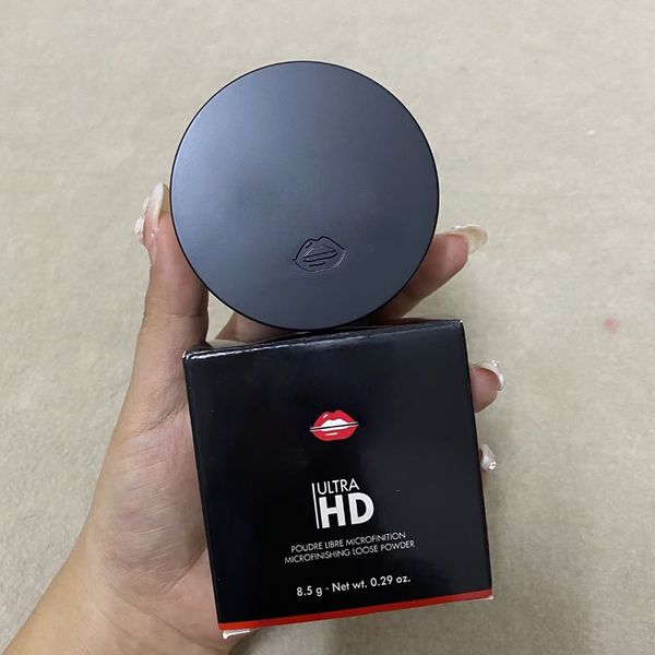 

8.5g face ultra hd micro finishing loose powder pore invisible complexion oil control face powder