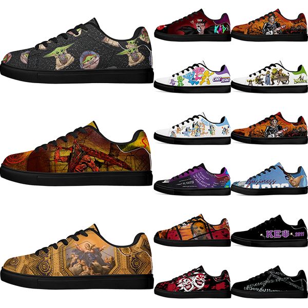 

Custom shoe Diy Shoes men women Leisure sneaker winter autumn shoes orange brown boy girl young sports outdoor trainers sneakers big size 36-48