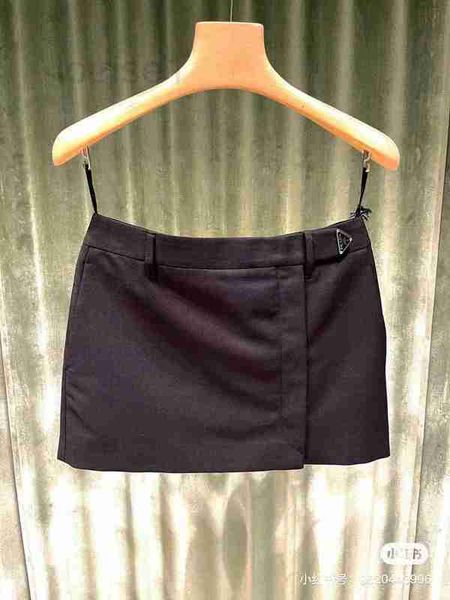 

skirts designer 23 summer new fashion classic triangle versatile slim high waist skirt k974, Black