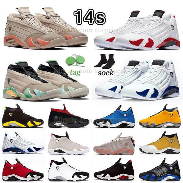 

2023 designer basketball shoes 14s bred hyper royal jumpman 14 fortune candy cane clot terra blush mens sneaker thunder last sginger laney o