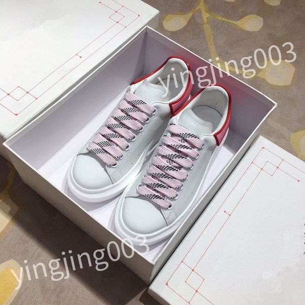

new designer shoes men luxury designers sneaker women leather casual shoe low lace up sneakers hl210208, Black