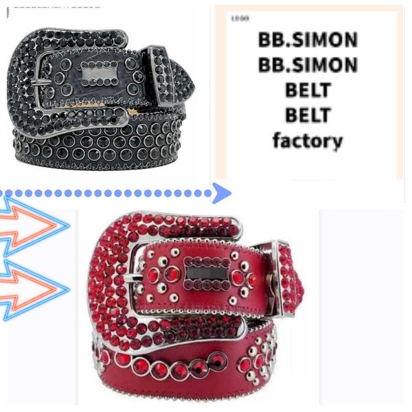 

designer belt bb belt simon mens belt for women shiny diamond belts black on black blue white multicolour with bling rhinestones as gift1111, Silver