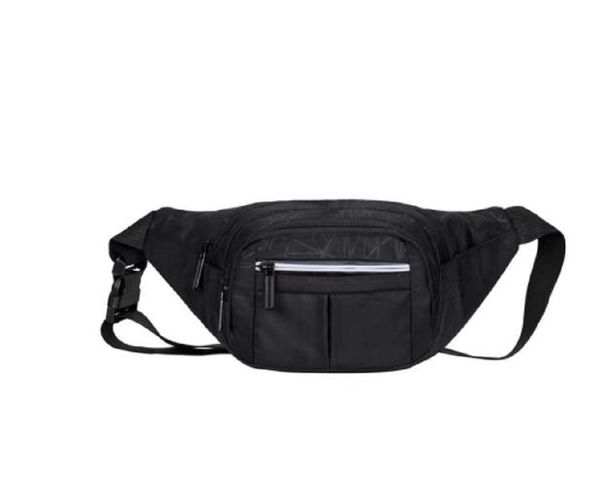 

men women waist bags leather sport runner fanny pack belly waist bum bag fitness running belt jogging pouch back grid bags #3588