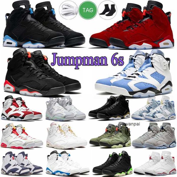 

jumpman 6s mens womens basketball shoes 6 sneakers designer white stealth unc university blue pinksicle red suede cool jogging sports traine