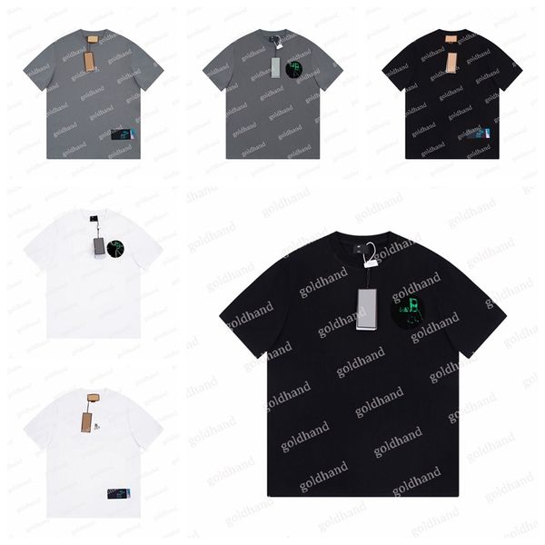 

fashion designer man leisure t-shirt summer street hip hop tees tide printed man woman breath vacation t shirt, Black;brown
