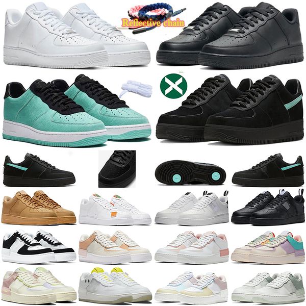 

designer tiffany af1 low 1 outdoor running shoes mens womens fashion shadow one utility triple black blue white shoe shadows men casual trai