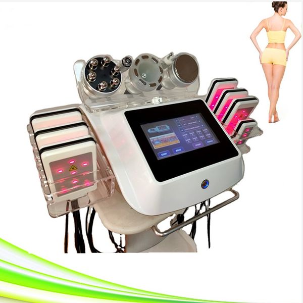 

laser lipo fat cavitation rf slimming machine 6 in 1 portable galvanic bio unoisetion cavitation body sculpting radio frequency face lift s
