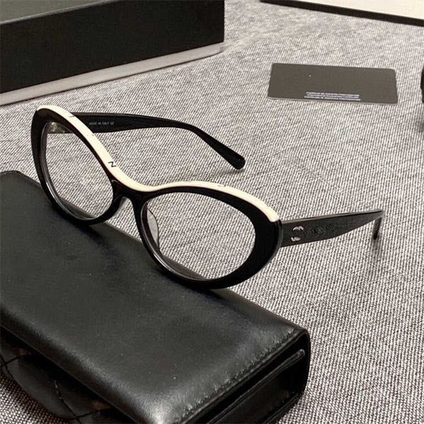 

high-end designer sunglasses fashion brand letter series glasses oval women's luxury classic anti-suntan glasses beautiful, White;black