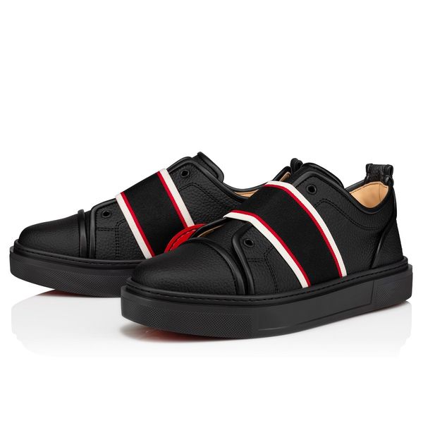

with box designer easyhoom loubishark shoes sneakers outdoor couple sports shoes men women brands casual fashion trainers size 35-46, Black
