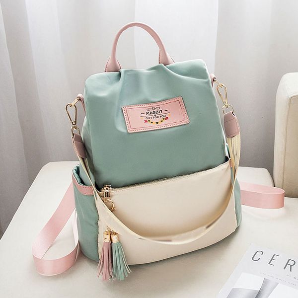 

school bags fashion women's backpack canvas youth bag women's candy color school bag outdoor travel backpack academy kawai 230403
