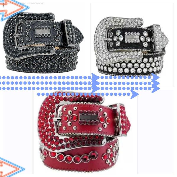 

designer belt bb belt simon mens belt for women shiny diamond belts black on black blue white multicolour with bling rhinestones as gift1998, Silver