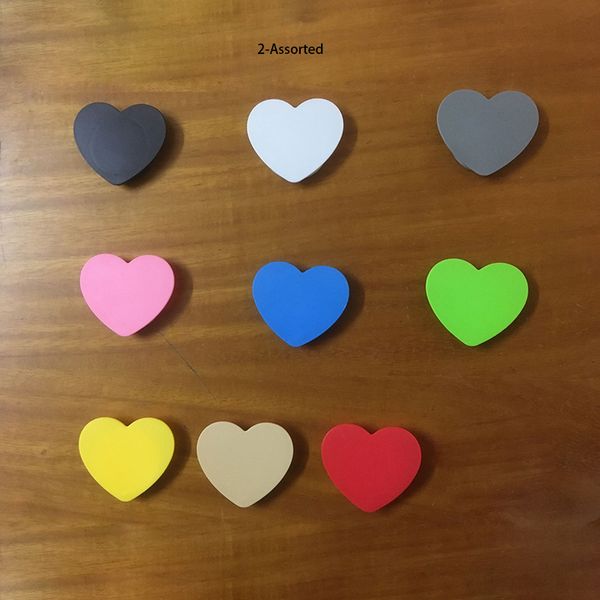 

iPhone 15 14 Pro Max Phone Holder Mount for Apple 13 12 Samsung Galaxy S24 S23 Universal Colorful Heart Stand Finger Grip Mobile Smart Bracket Stent Additional Polybag, 1-assorted