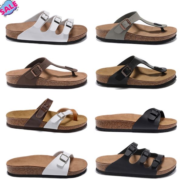 

summer seaside sandals: stylish suede cork slippers for men and women, Black