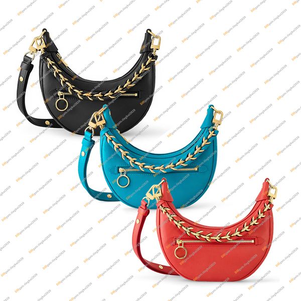 

ladies fashion casual designe luxury loop bag handbag tote shoulder bag crossbody messenger bag mirror quality m22591 m22593 m22594 pouch pu