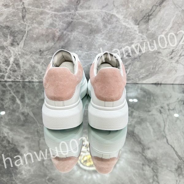 

designer calfskin casual shoes reflective sneakers vintage leather trainers fashion shoes leisure shoe platform lace-up print sneake, Black