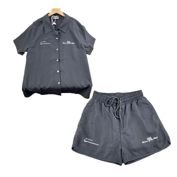 

23ss usa tee fashion beach shirts men spring summer streetwear t shirt short sleeve nylon tshirt shorts sets tracksuit swimming swimwear tru, Black;brown