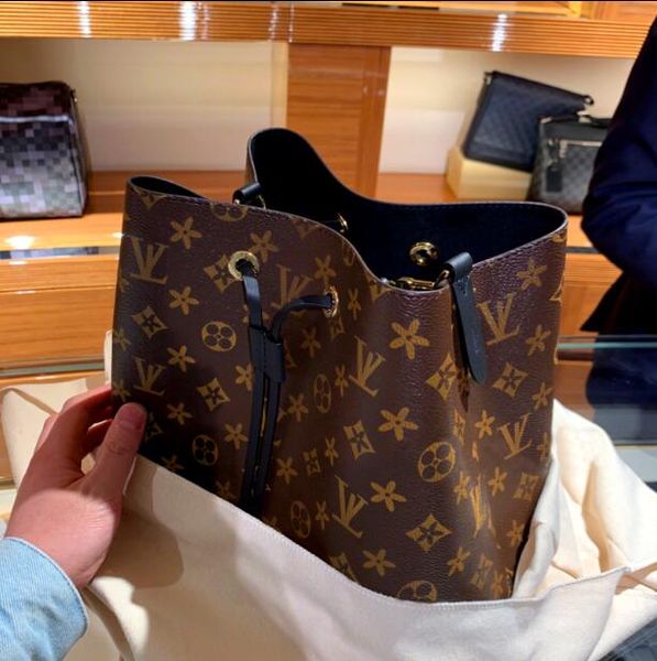 

m44887 nennoe bucket bag fashion drawstring shoulder bag clutch handbag luxury brand designer bag tote bag saddle bag wallet purse
