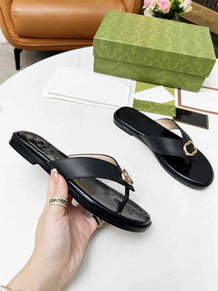 

designer beach shoes women sandals black classic beach flat flip flops ggity summer women's flip flops k514
