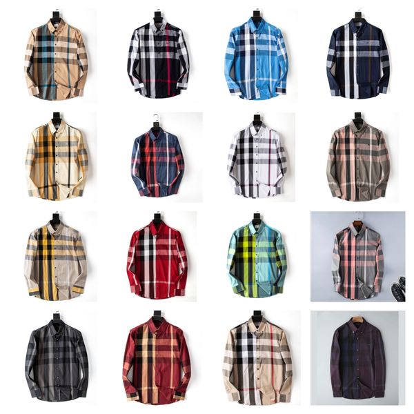 

new plaid shirt fashion men's spring/summer design classic bag long sleeve plaid shirt single breasted polo cardigan shirt size -3xl, White;black