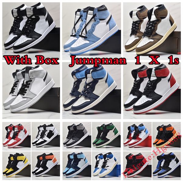 

classic jumpmans 1s men women basketball shoes university blue pollen dark mocha twist heritage metallic black white e marina jogging 36-46