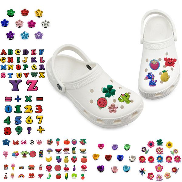 

shoe parts accessories 100pcs animals flowers sweet pvc shoe charms zodiac sandal accessories food clog decorations unicorns ornaments fit s, White;pink