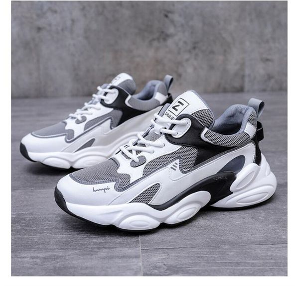 

women sneaker casual shoes leather sneakers ace stripes shoe breathable walking sports trainers with box, Black