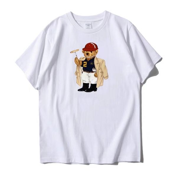 

polos bear shirt men's men's polos women's t-shirt short-sleeved matini bear captain poloshirts direct shipment., White;black