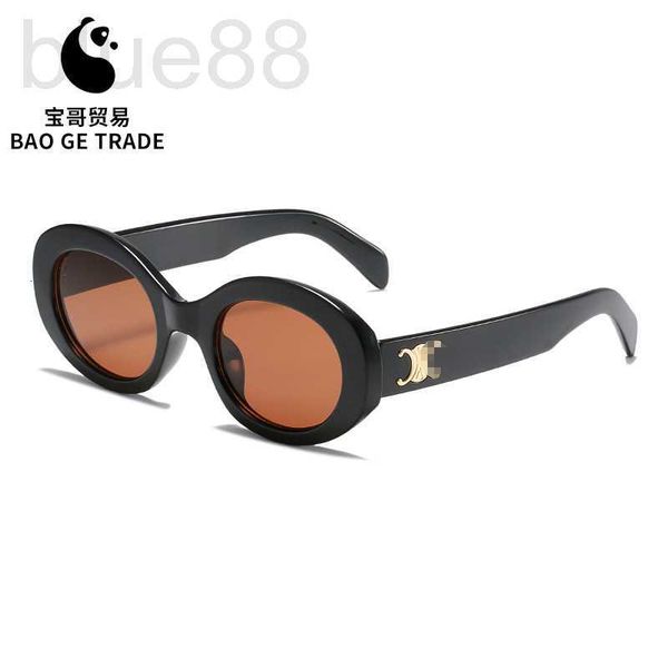 

sunglasses designer ins style simple oval frame mesh red fashion wear j019, White;black