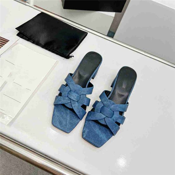 

fashion women's sandals 2023 yslity luxury brand summer popular leather high heel sandals leisure holiday flats 02-09, Black