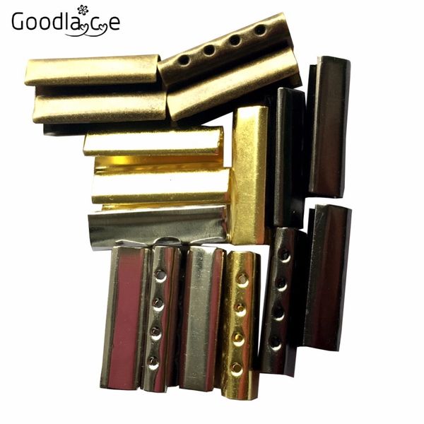 

shoe parts accessories 100 pcs set flat openning metal aglets diy shoelaces repair replacement shoe lace tips head 230403, White;pink