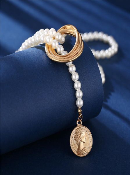 

women039s sweater chain jewelry pearl necklace01234565390334, Silver