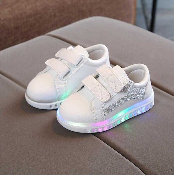 

athletic outdoor child sport shoes spring luminous fashion breathable kids boys net shoes girls anti-slippery sneakers with light running sh, Black