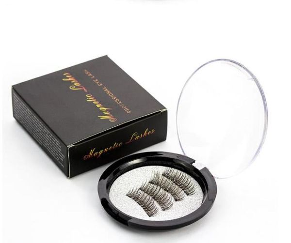 

magnetic eyelashes with 3 magnets handmade 3d magnetic lashes natural false eyelashes magnet lashes with gift box24p37479701