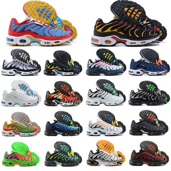 

2023 tn plus shoes for men women triple black white pink rise university blue neon green hyper pastel blue oreo mens trainers sports sneaker, White;red
