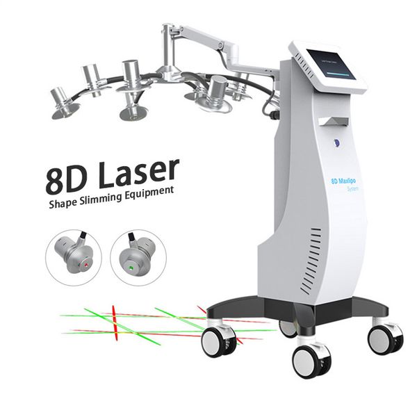 

2023 635nm 532nm 6d lipolaser slimming machine 6d laser fat burning machine