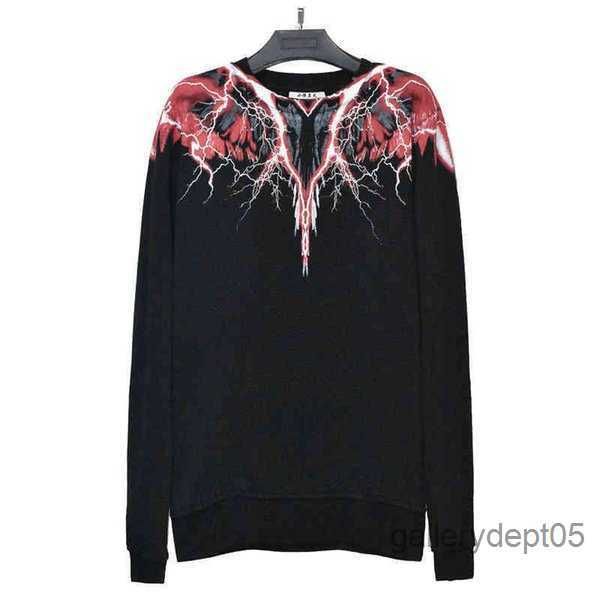 

mb wing sweater hoodie men's women's br loose couple large coat fashion hip hop long sleeve autumn and winter 150jds, Black