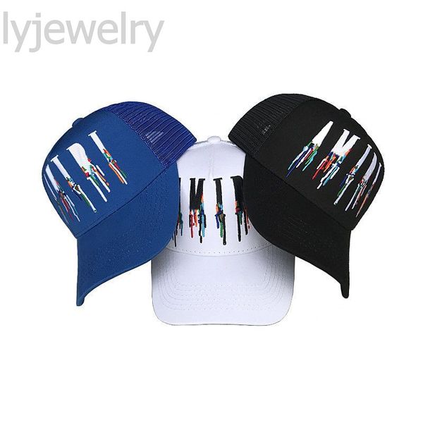 

western style designer caps vintage luxury fitted cap comfotable lyocell fiber breathable cappello portable travel driving sunshade baseball, Blue;gray